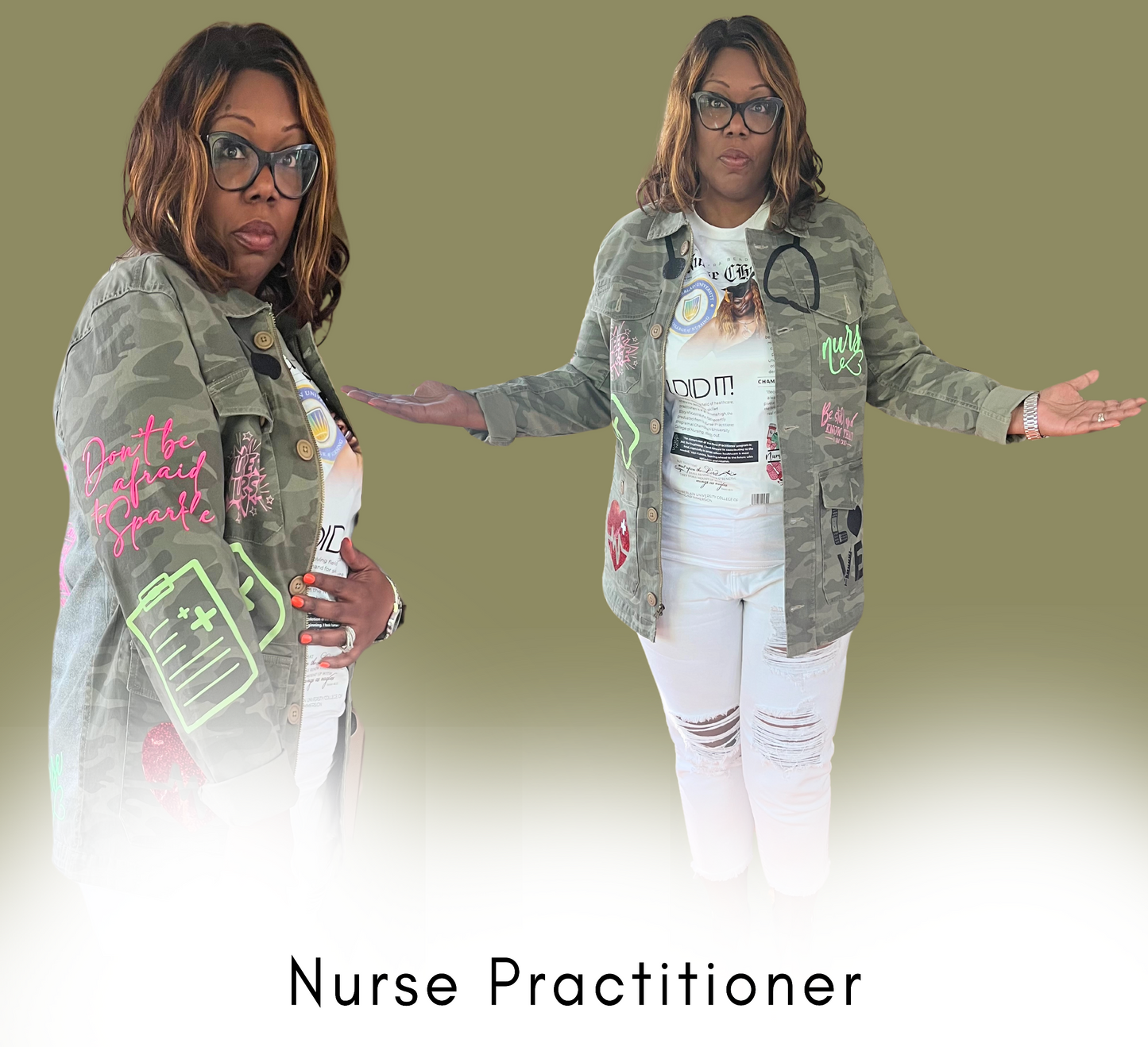 Camo Jacket: Nurse Practitioner