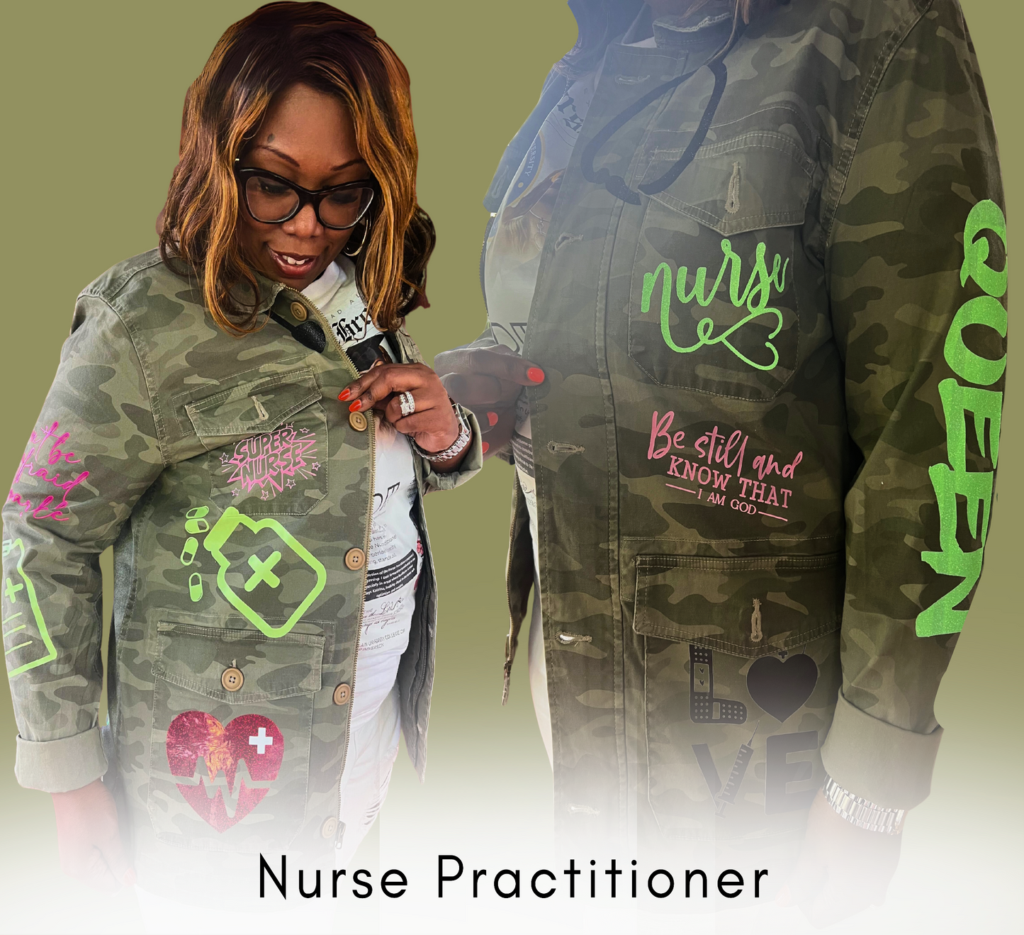 Camo Jacket: Nurse Practitioner