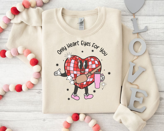 Only Heart Bling Valentine Sweatshirt