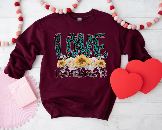 LOVE 1 Cor: Valentine Sweatshirt