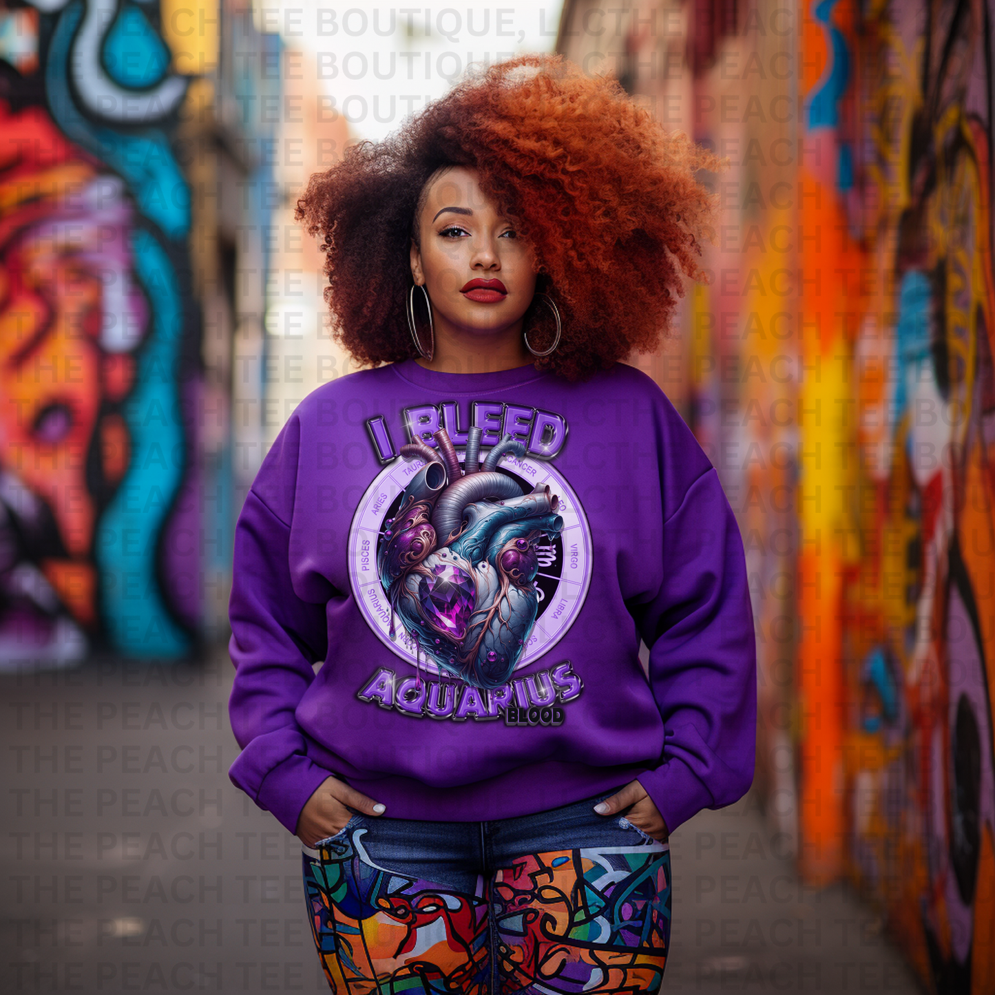 I BLEED Zodiac Sweatshirt Collection (Women)