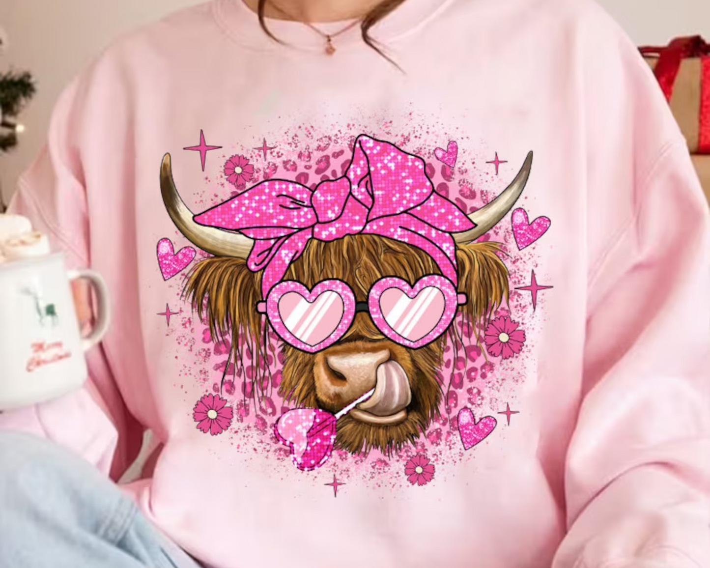 Love You Till The Cows (Sucker) Valentine Sweatshirt