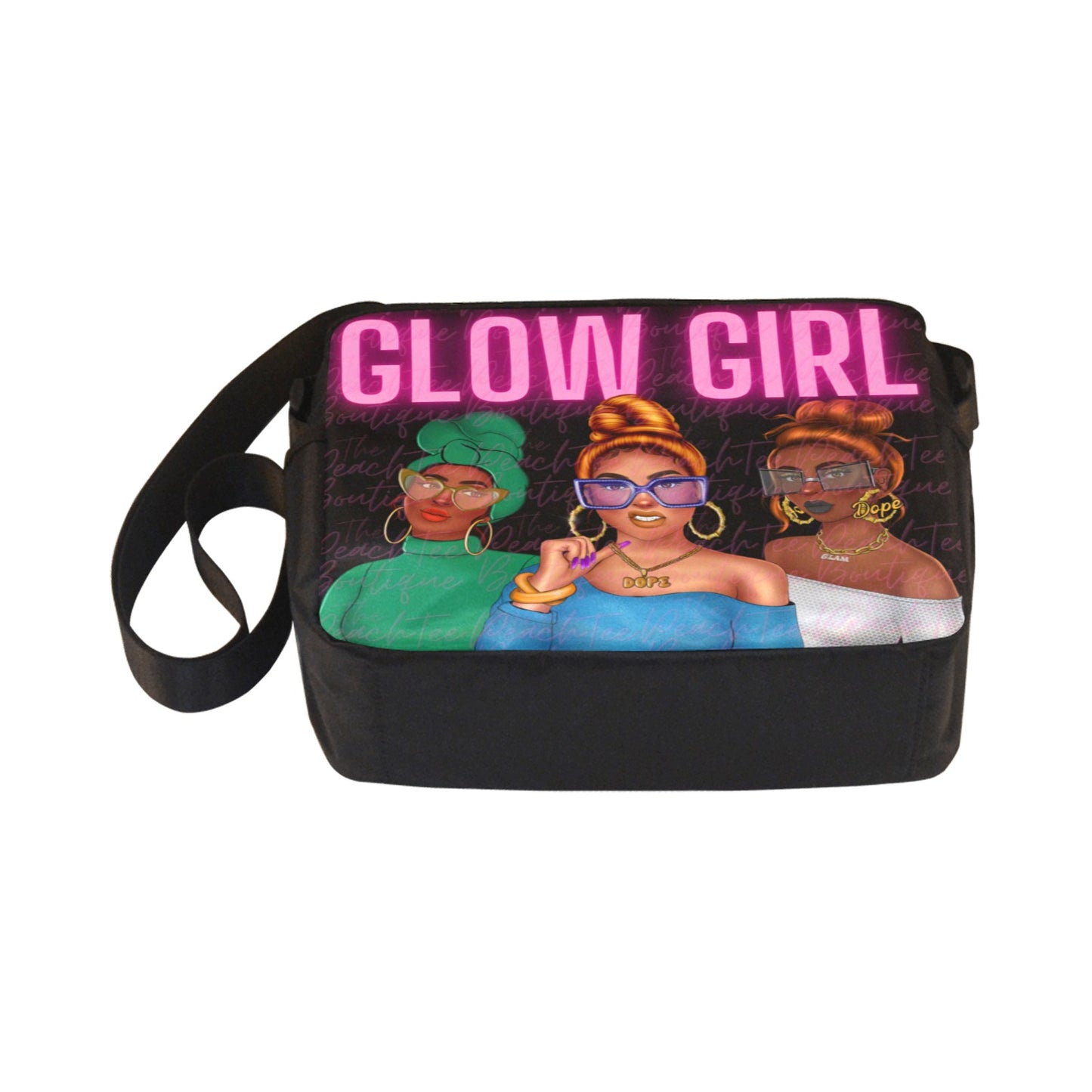 Glow Girl Cross Body Nylon Bag