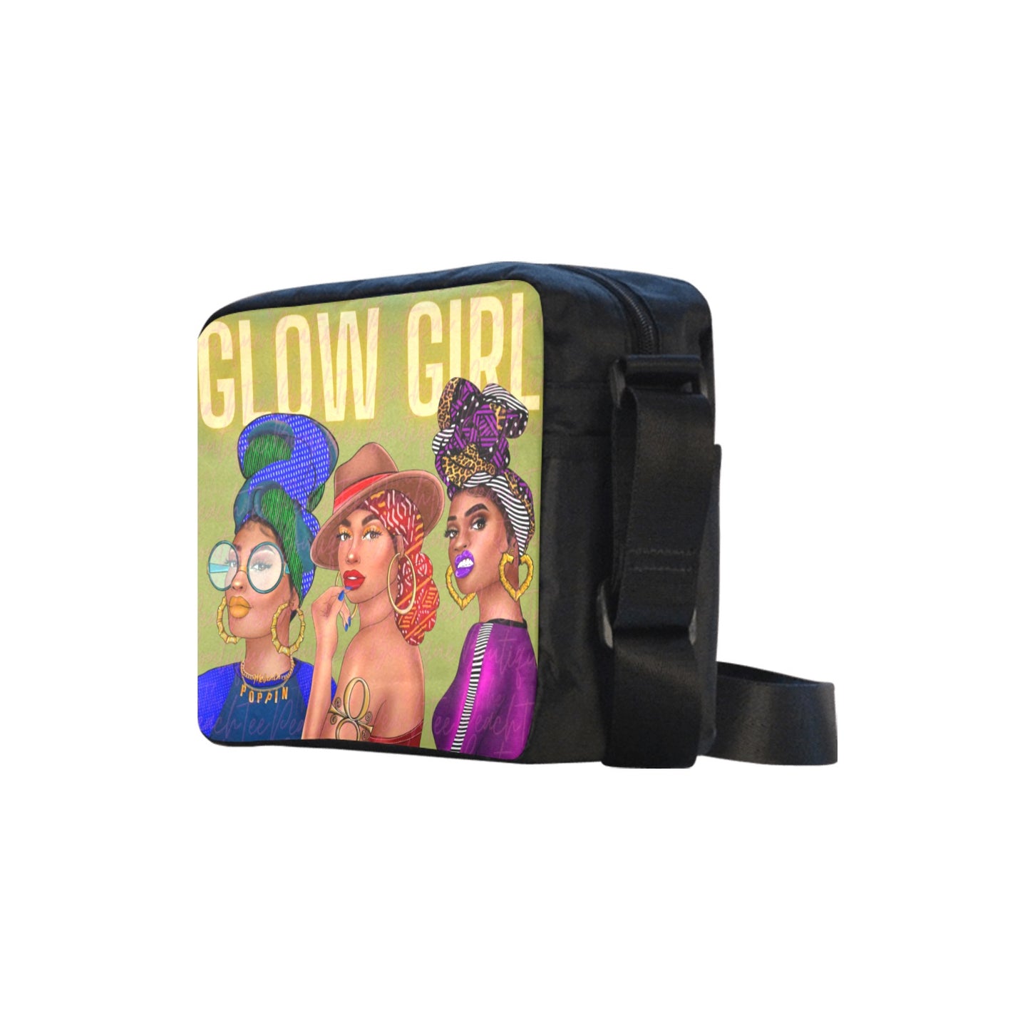 Glow Girl Cross Body Nylon Bag