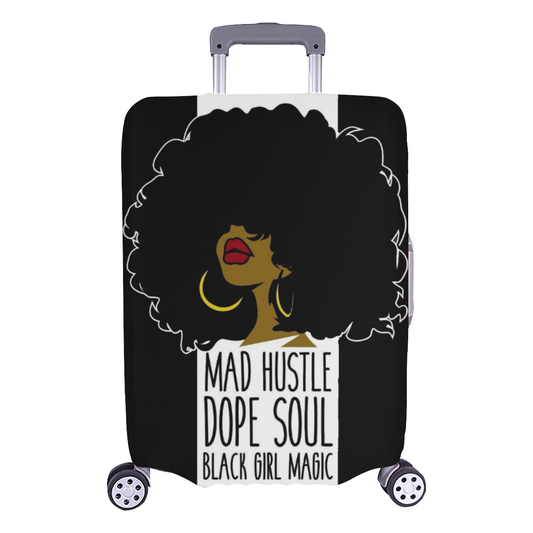 Mad Hustle Black Girl Magic Luggage Cover