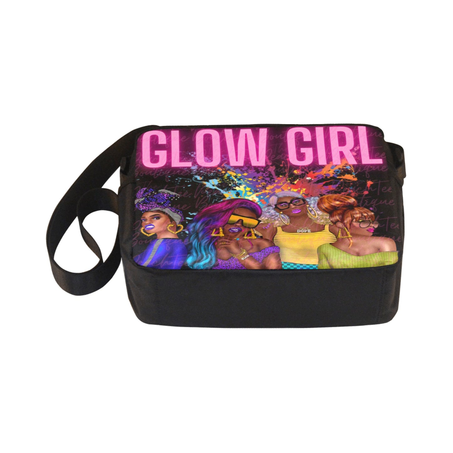 Glow Girl Cross Body Nylon Bag