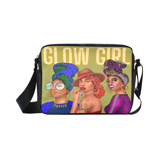 Glow Girl Cross Body Nylon Bag