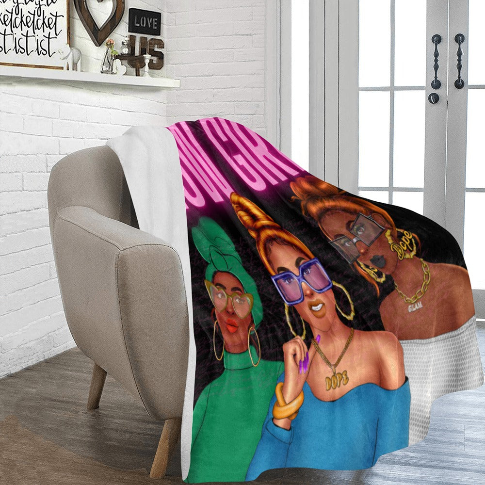 Glow Girl Ultra-Soft Micro Fleece Blanket