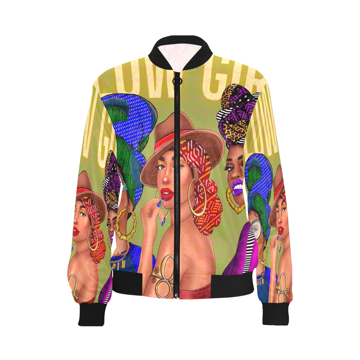 Glow Girl Bomber Jacket