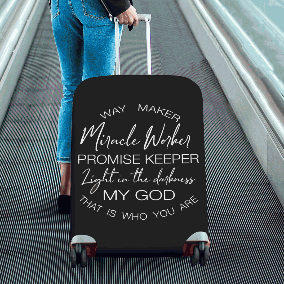 Miracle Worker Luggage Cover