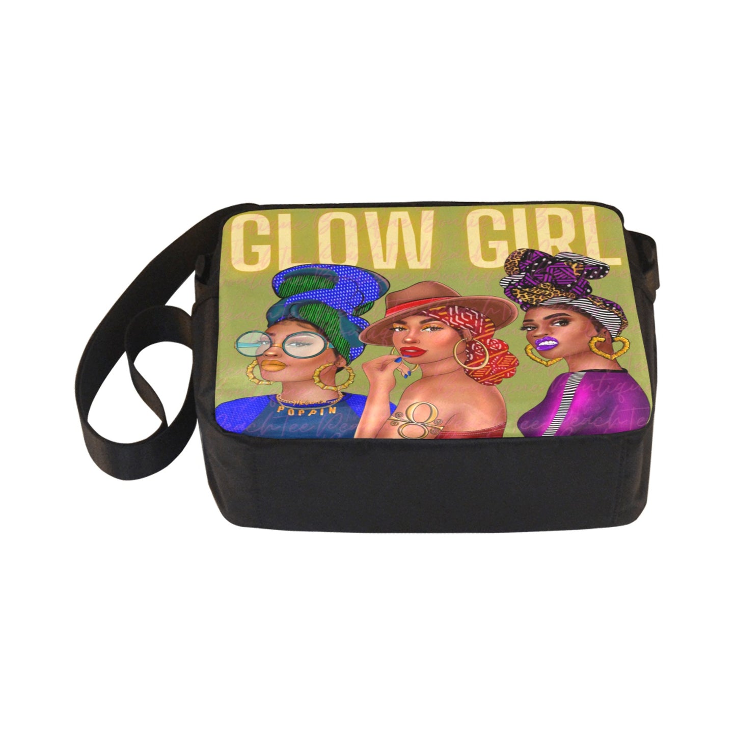 Glow Girl Cross Body Nylon Bag