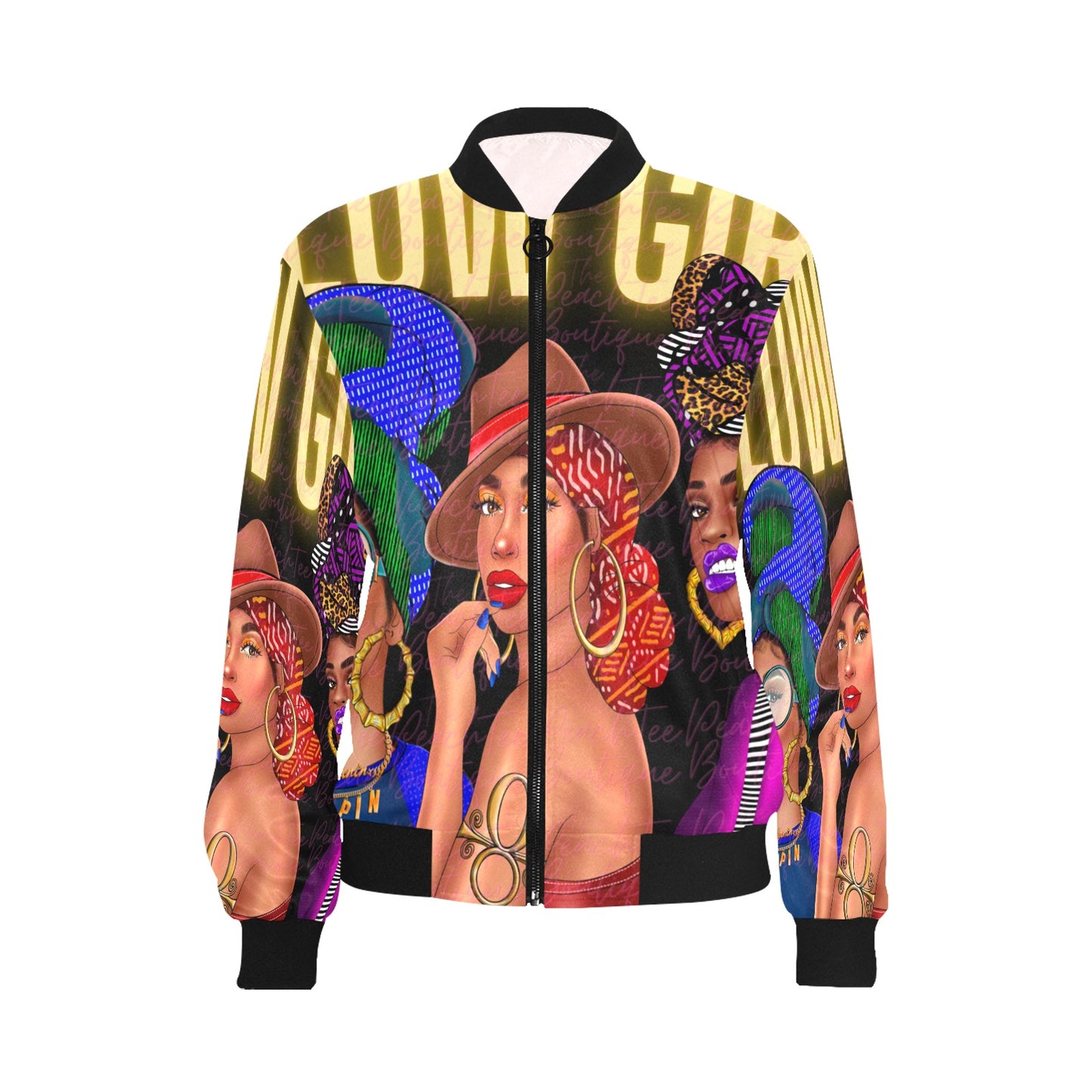 Glow Girl Bomber Jacket