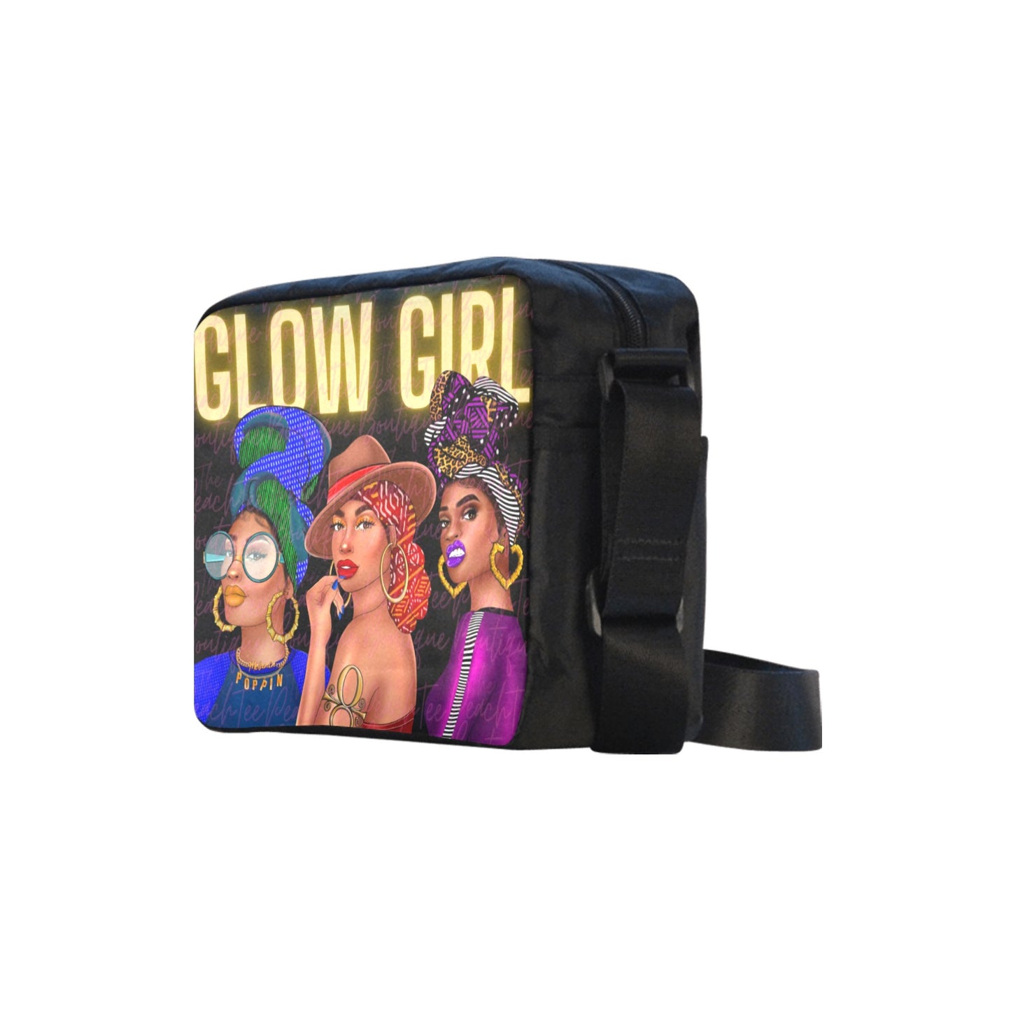 Glow Girl Cross Body Nylon Bag