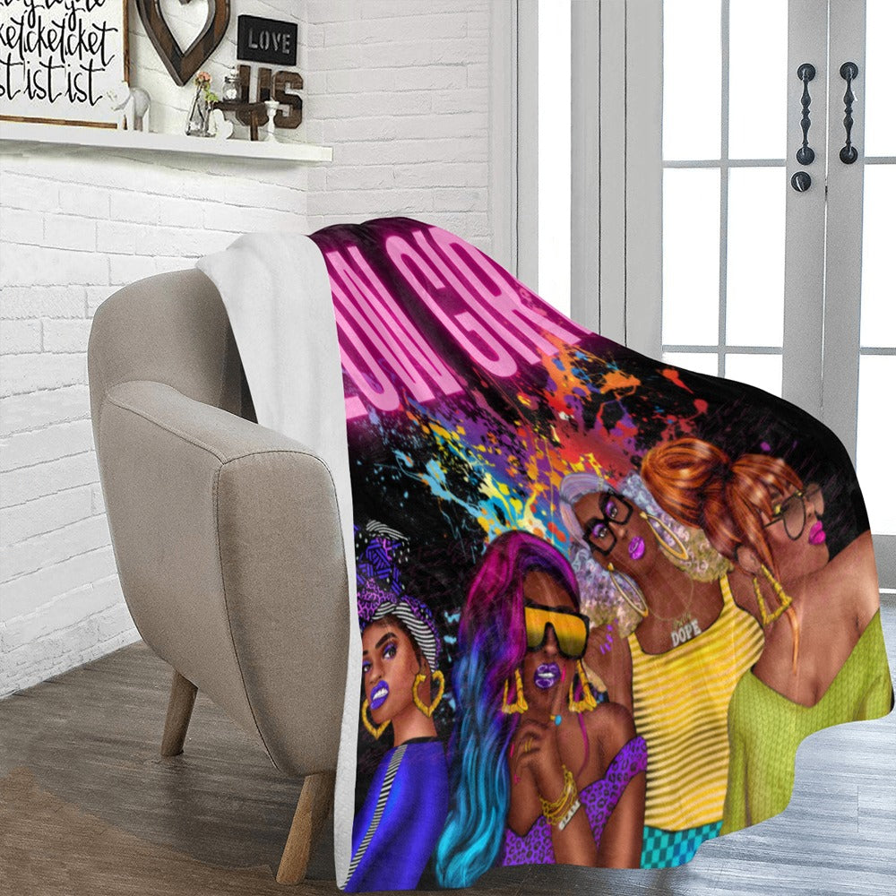 Glow Girl Ultra-Soft Micro Fleece Blanket