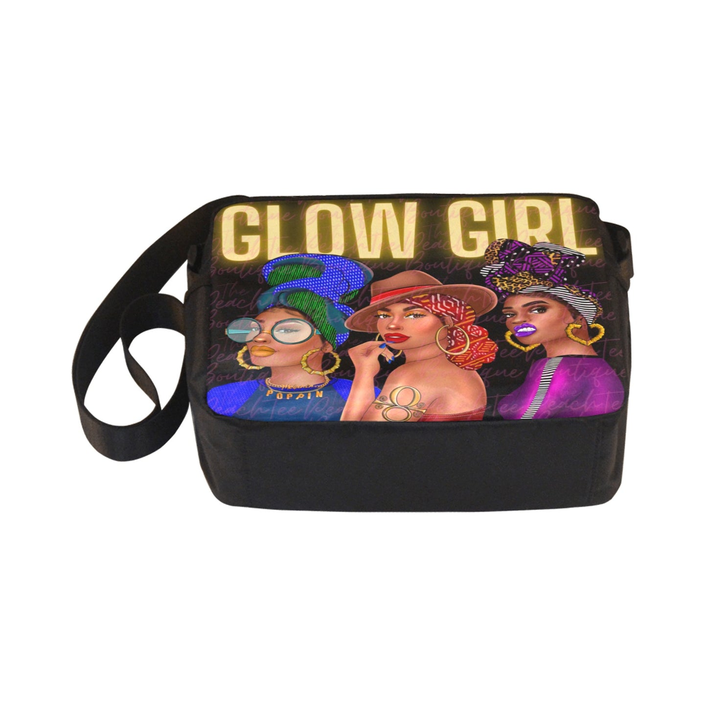 Glow Girl Cross Body Nylon Bag