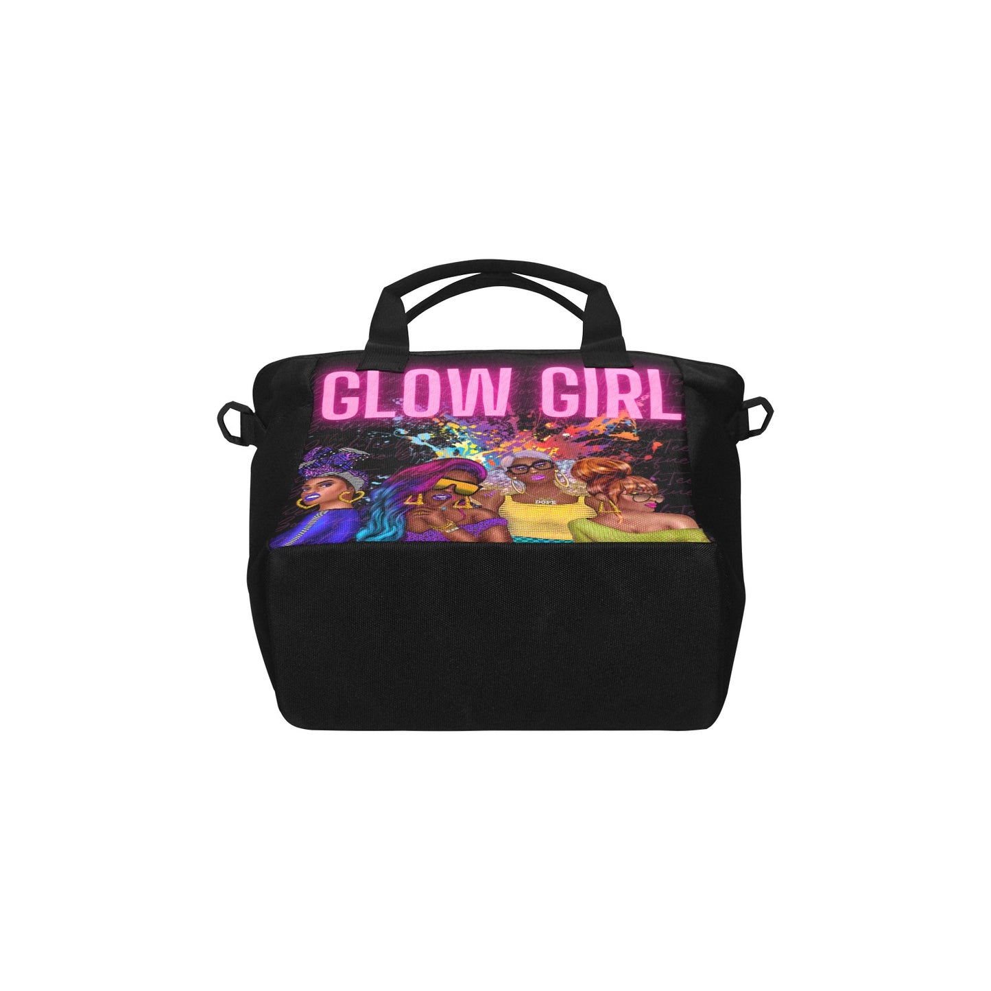 Glow Girl Tote Bag with Shoulder Strap