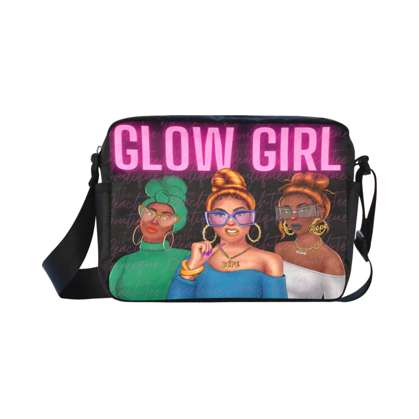 Glow Girl Cross Body Nylon Bag