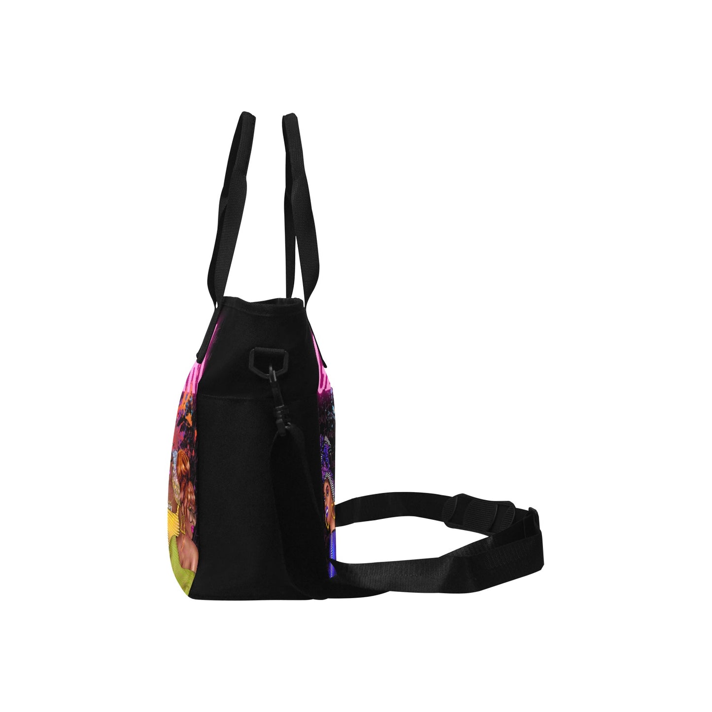 Glow Girl Tote Bag with Shoulder Strap