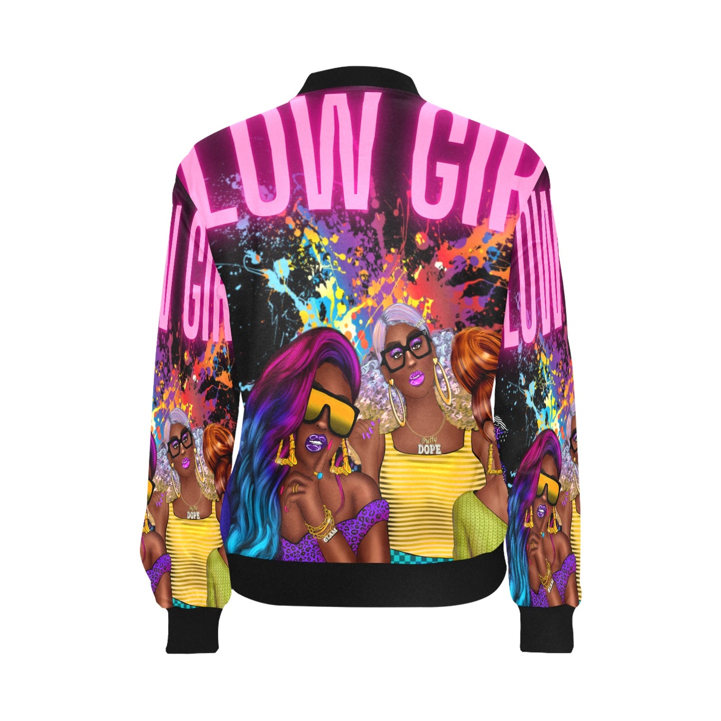 Glow Girl Bomber Jacket