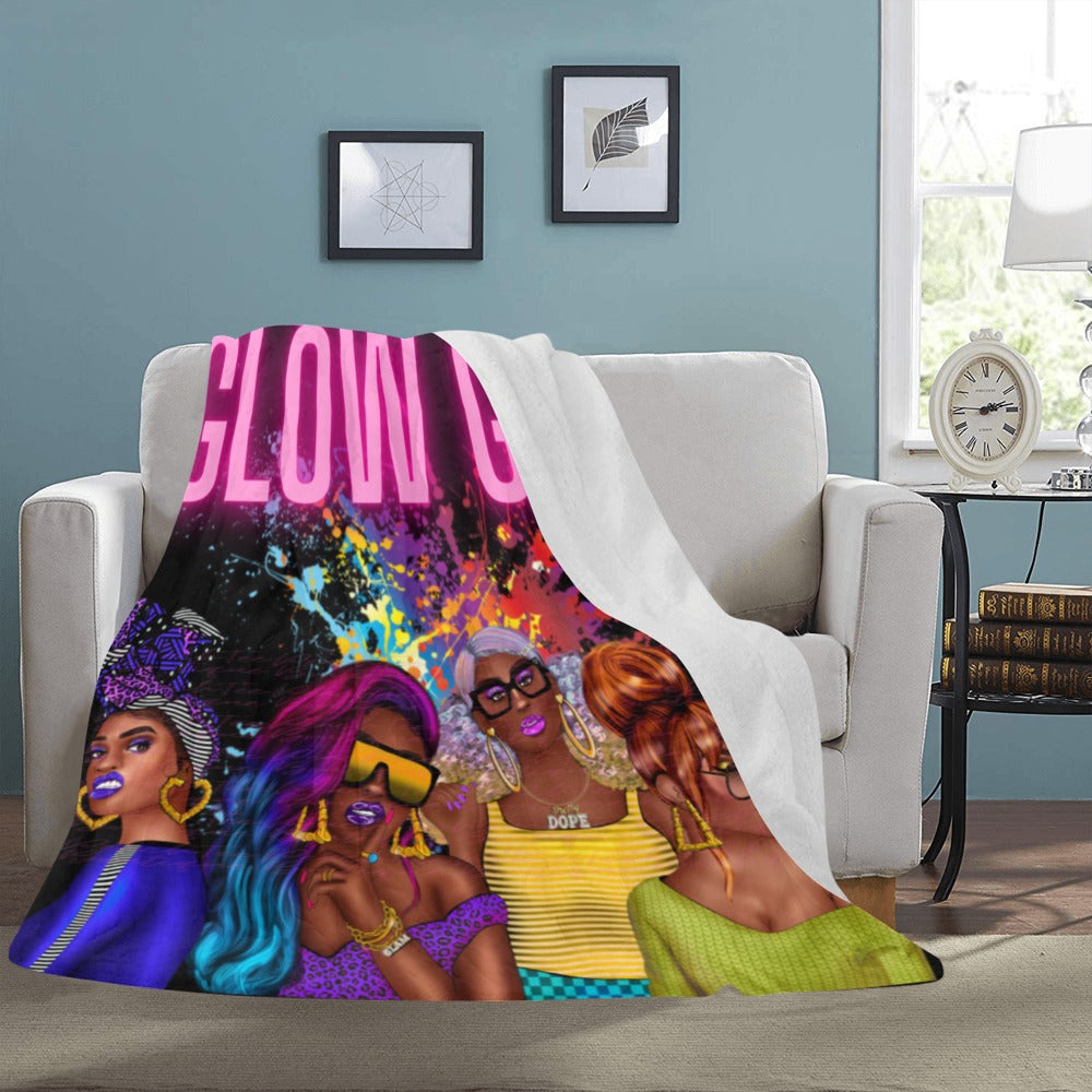 Glow Girl Ultra-Soft Micro Fleece Blanket