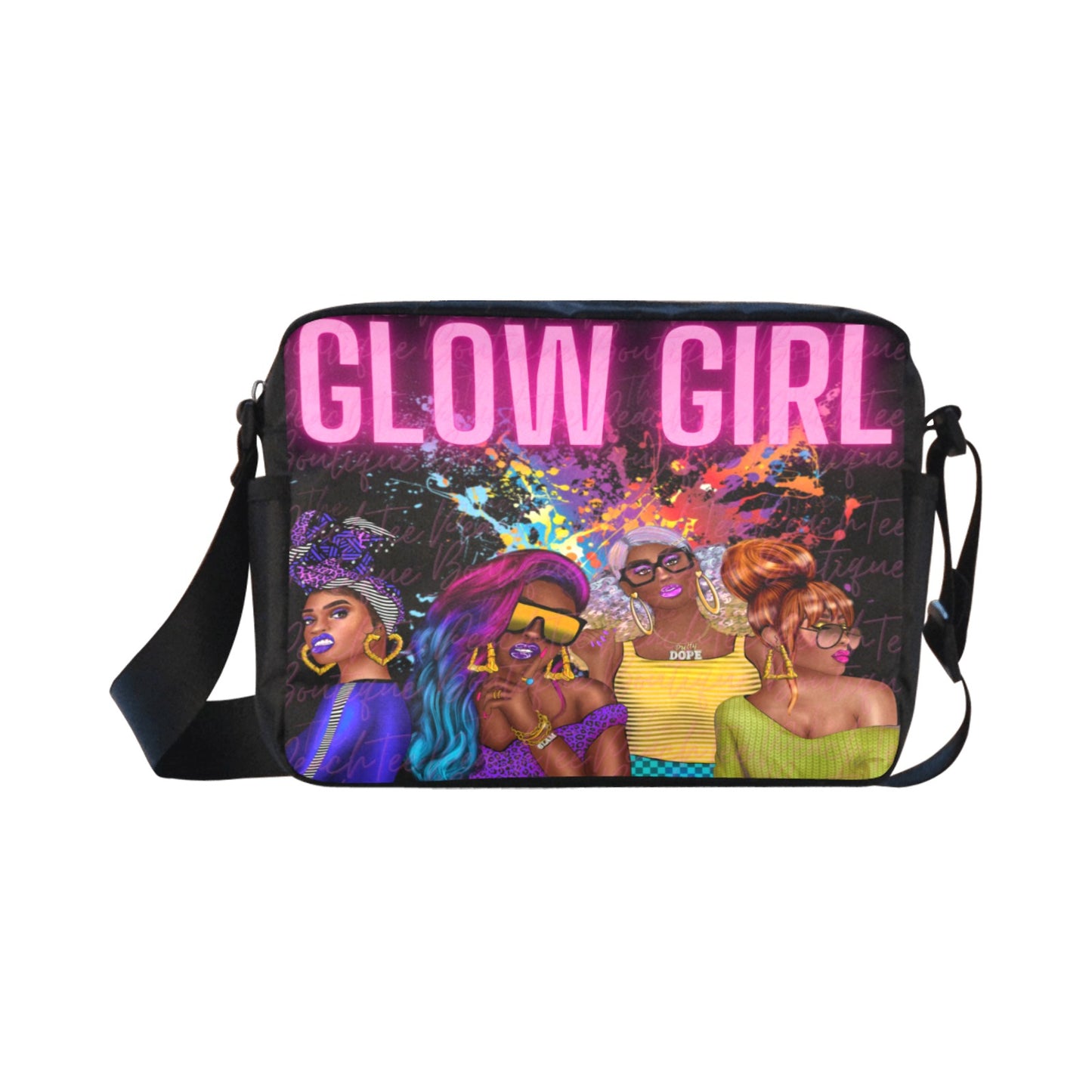 Glow Girl Cross Body Nylon Bag