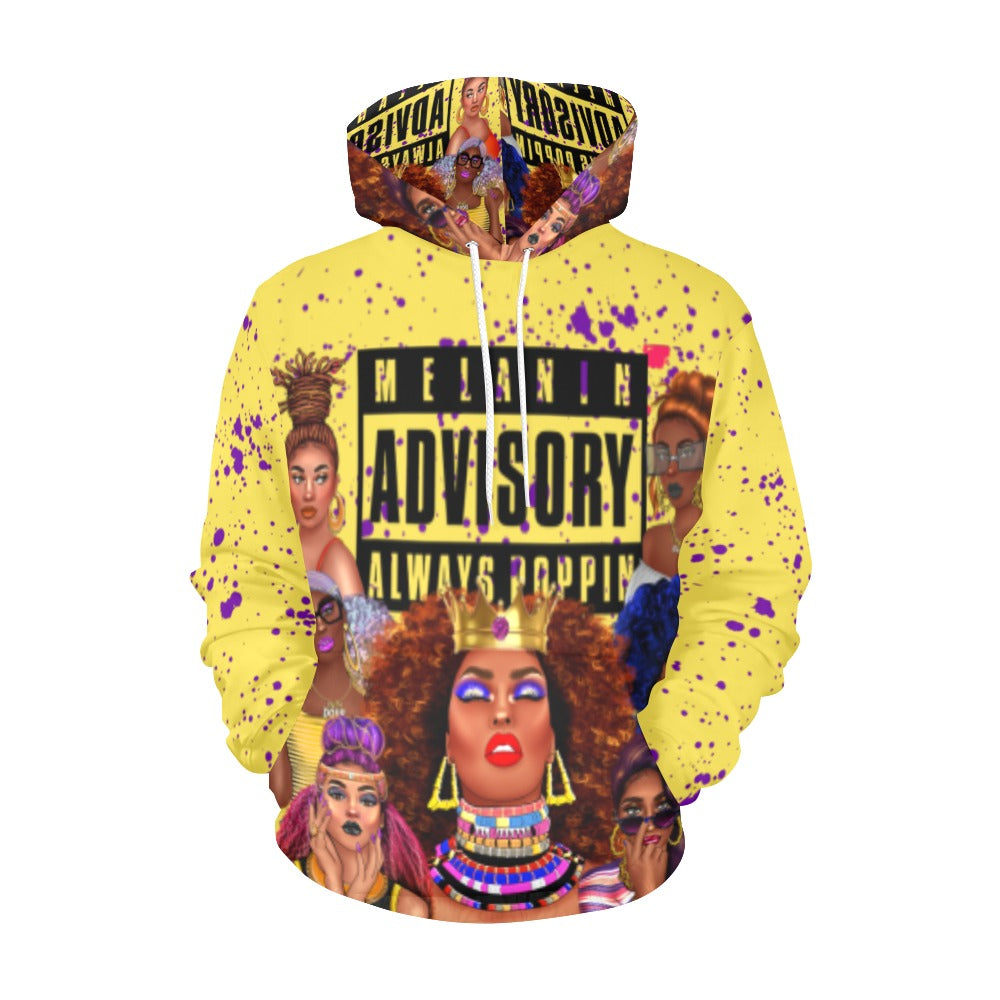 Melanin Advisory Always Poppin Hoodie