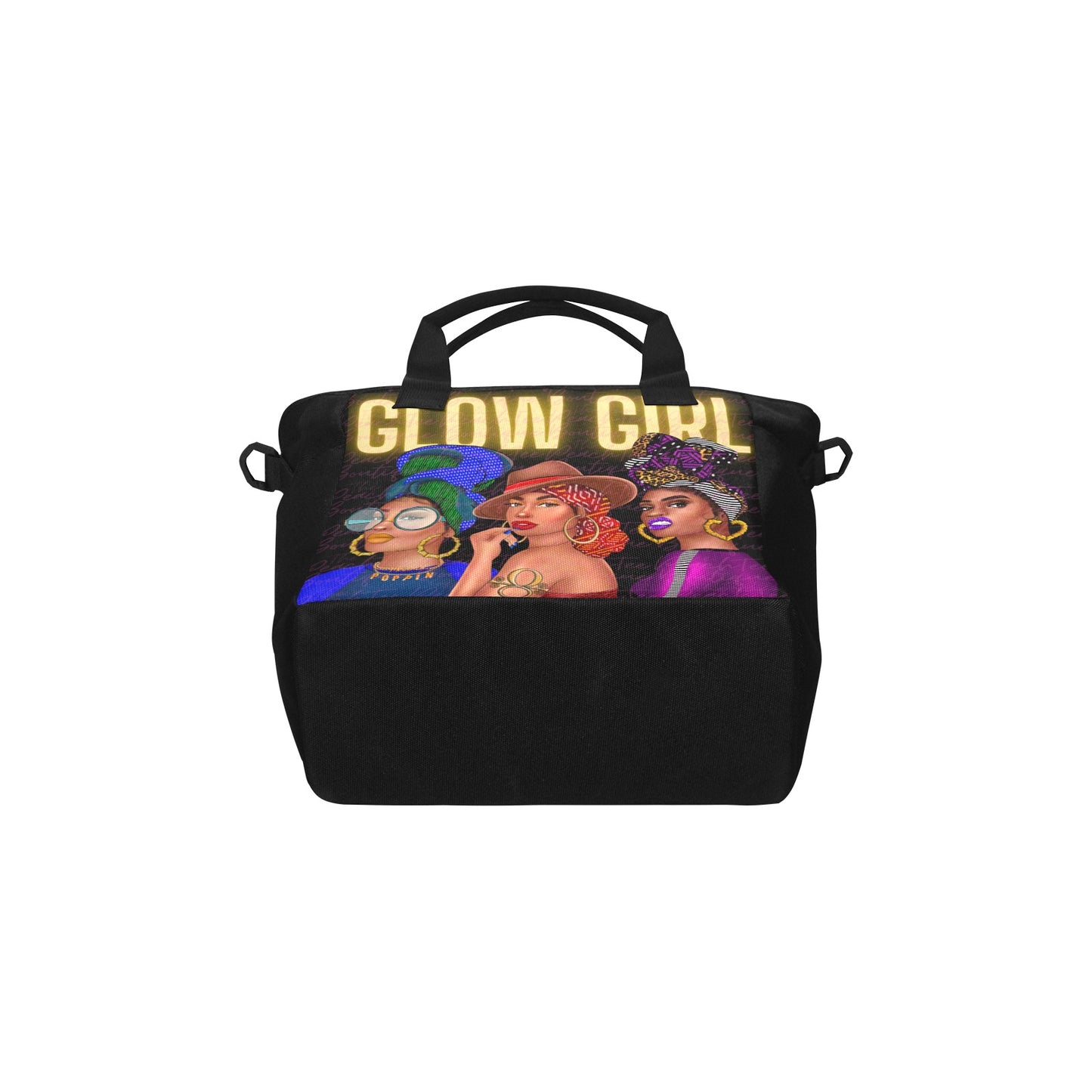 Glow Girl Tote Bag with Shoulder Strap