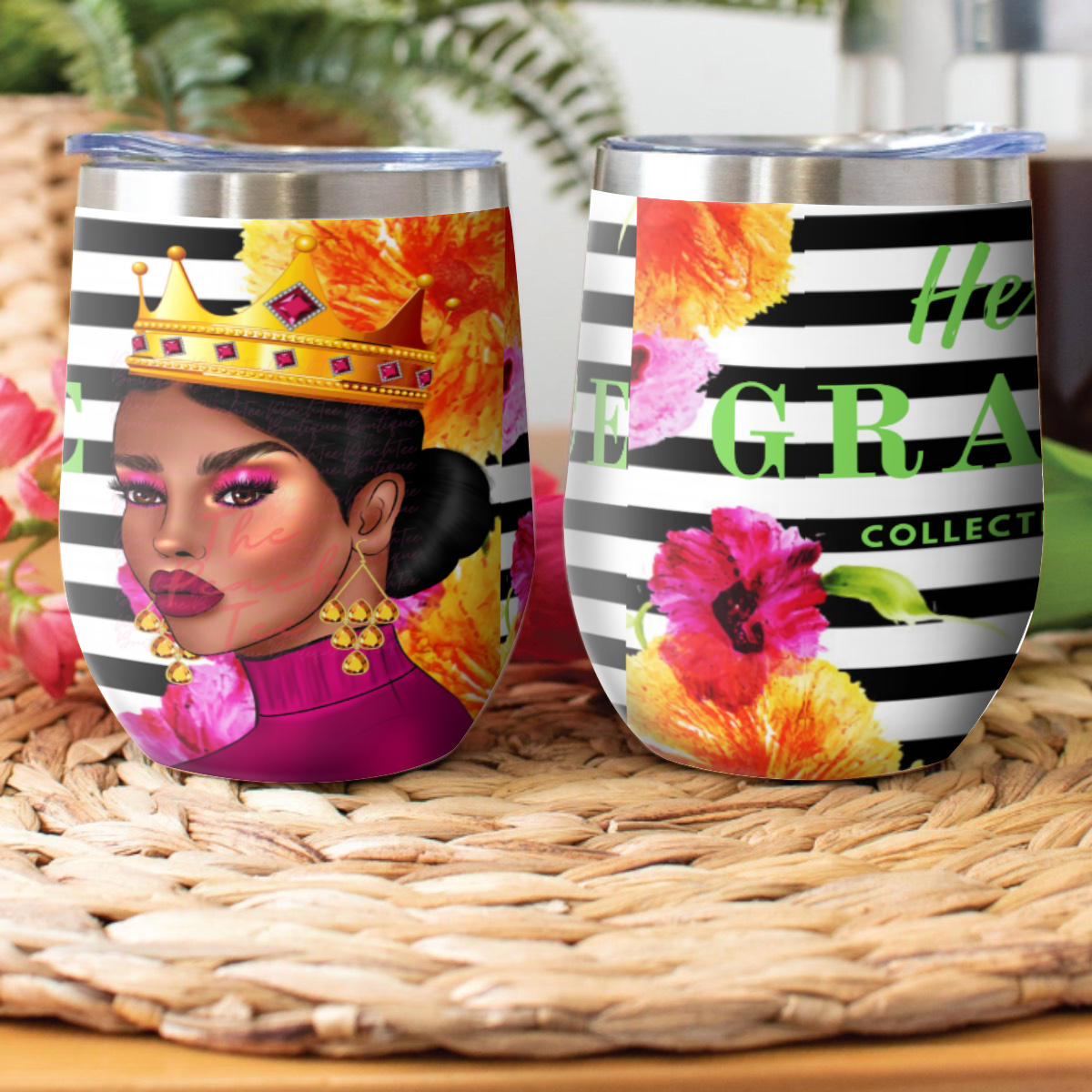 Her Grace Wine Tumblers