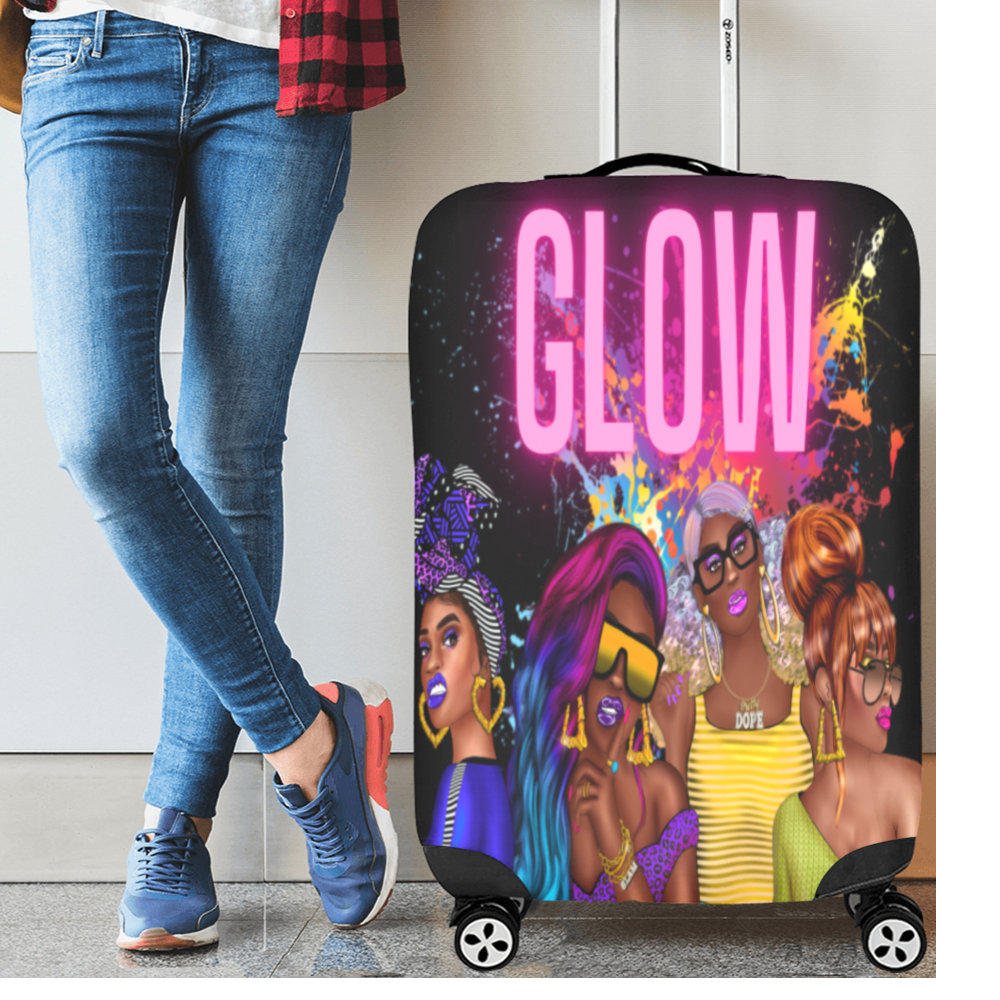 Glow Luggage Cover