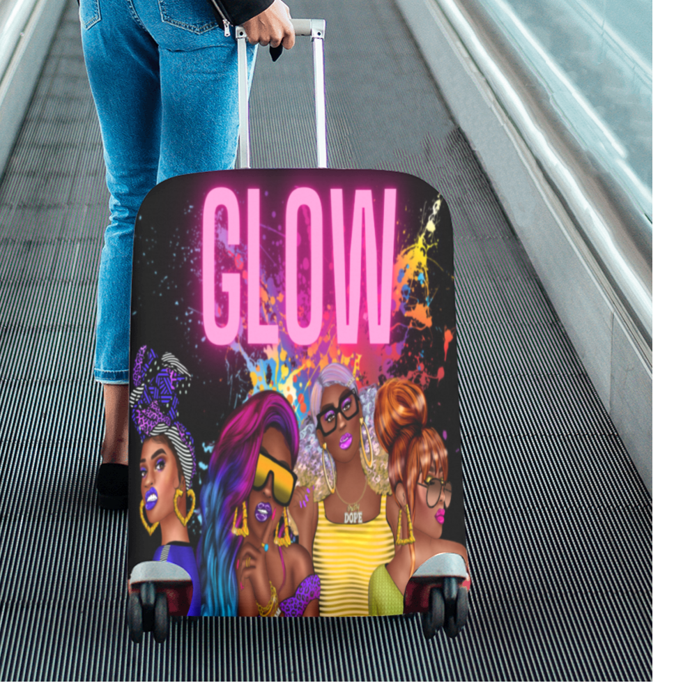 Glow Luggage Cover