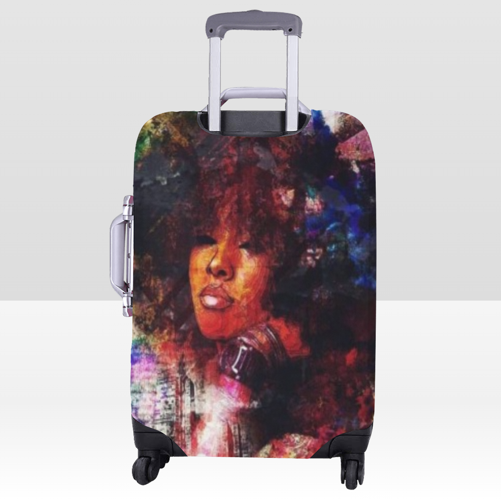 Color Water Thoughts Luggage Cover