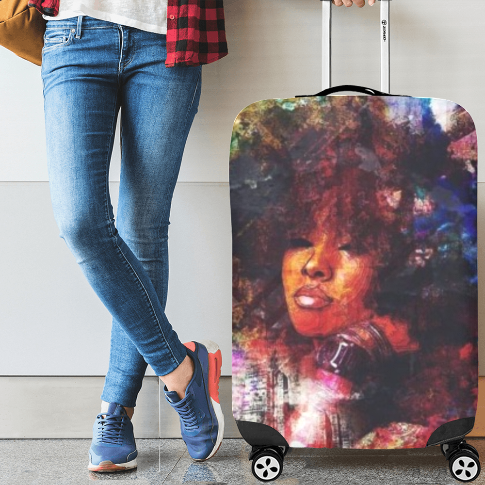 Color Water Thoughts Luggage Cover