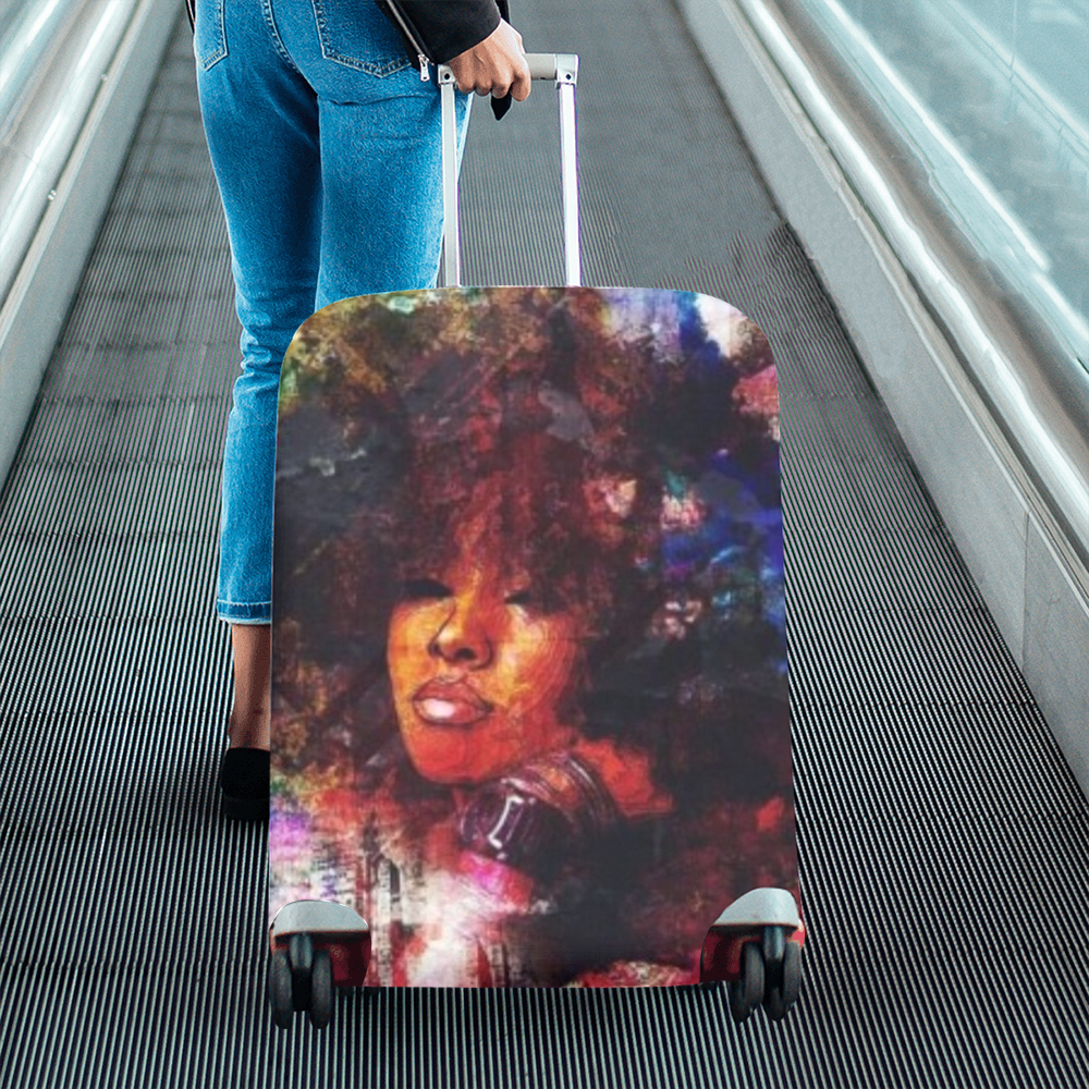 Color Water Thoughts Luggage Cover