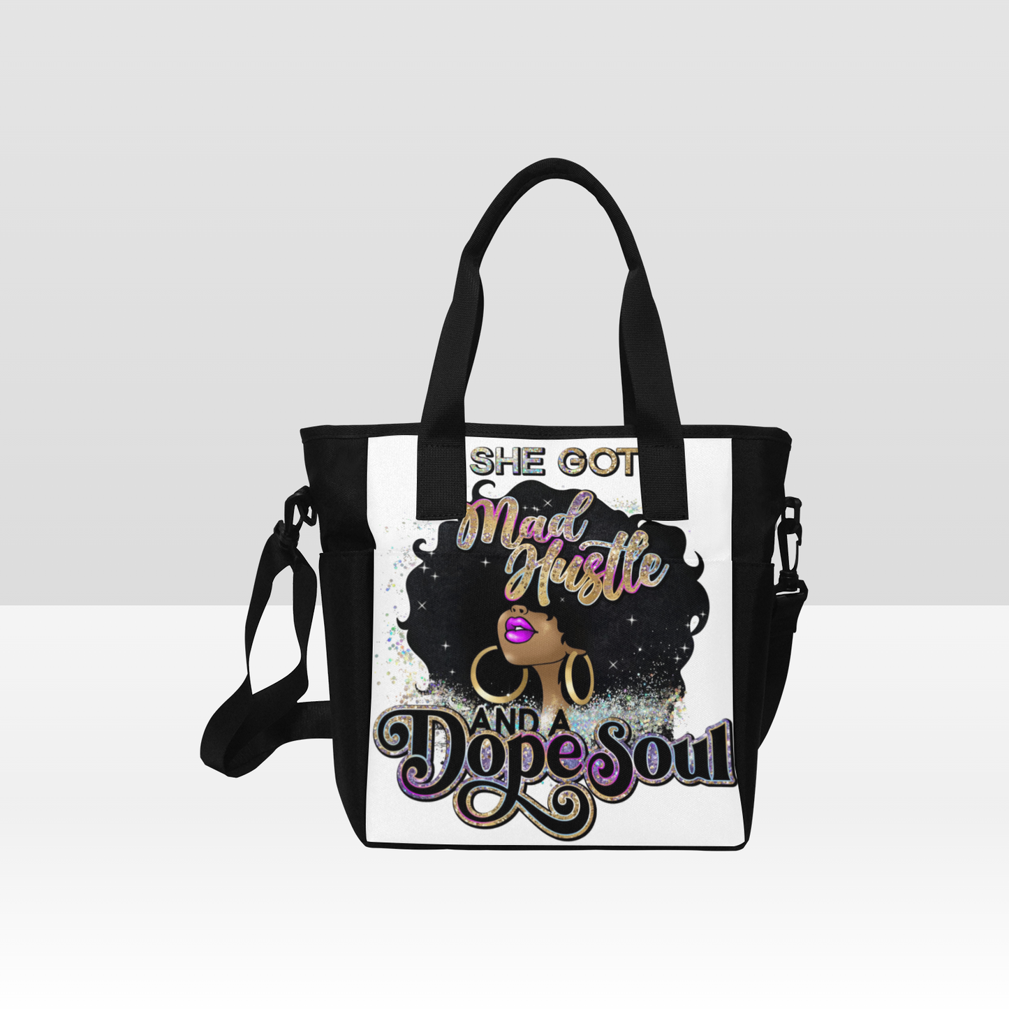 Mad Hustle Soul Tote Bag with Shoulder Strap