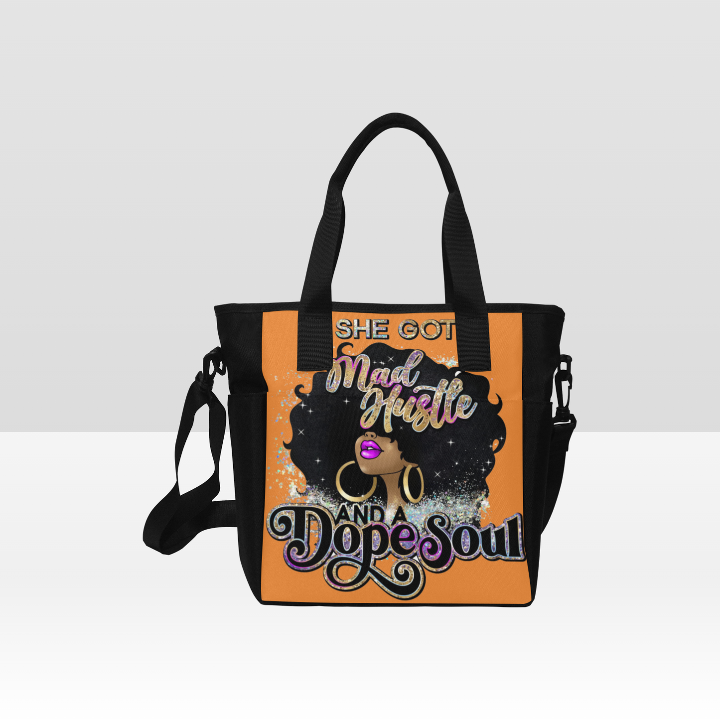 Mad Hustle Soul Tote Bag with Shoulder Strap