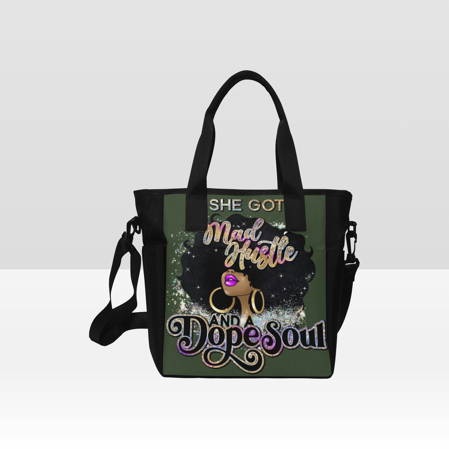 Mad Hustle Soul Tote Bag with Shoulder Strap