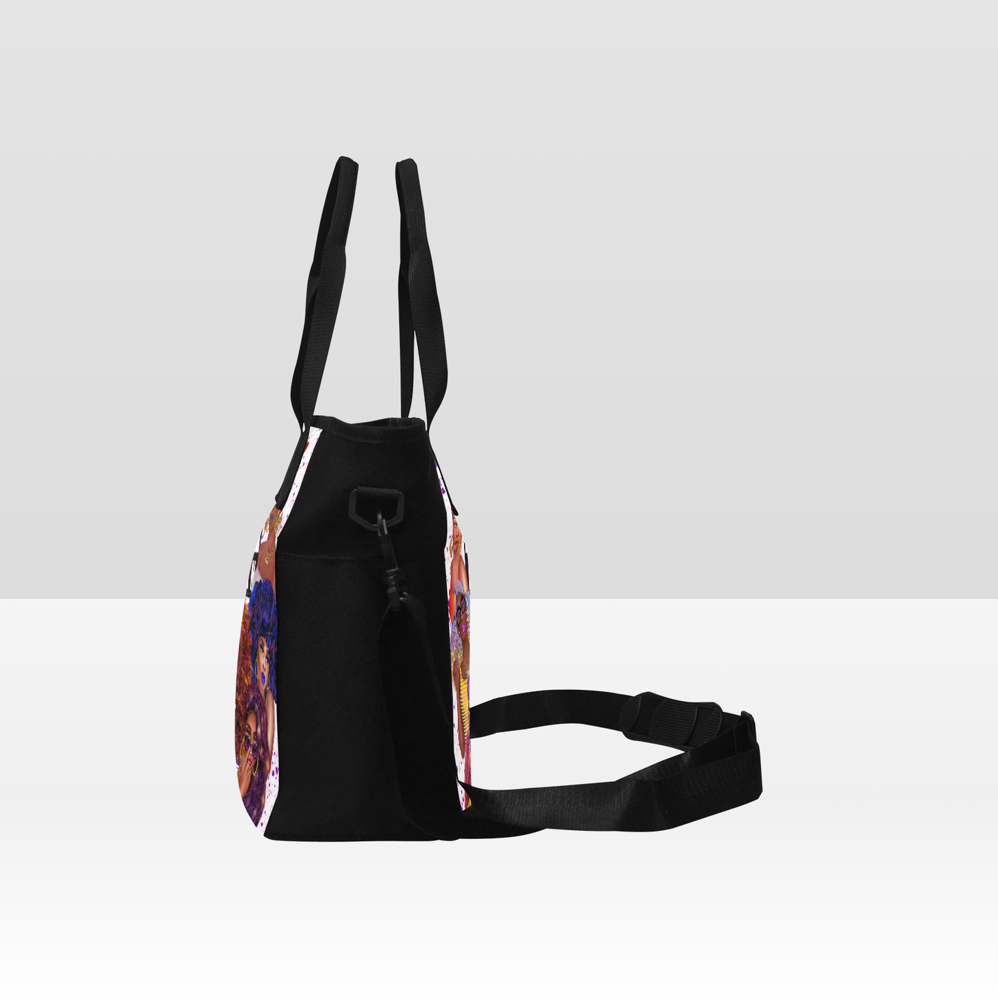 Melanin Advisory Tote Bag with Shoulder Strap