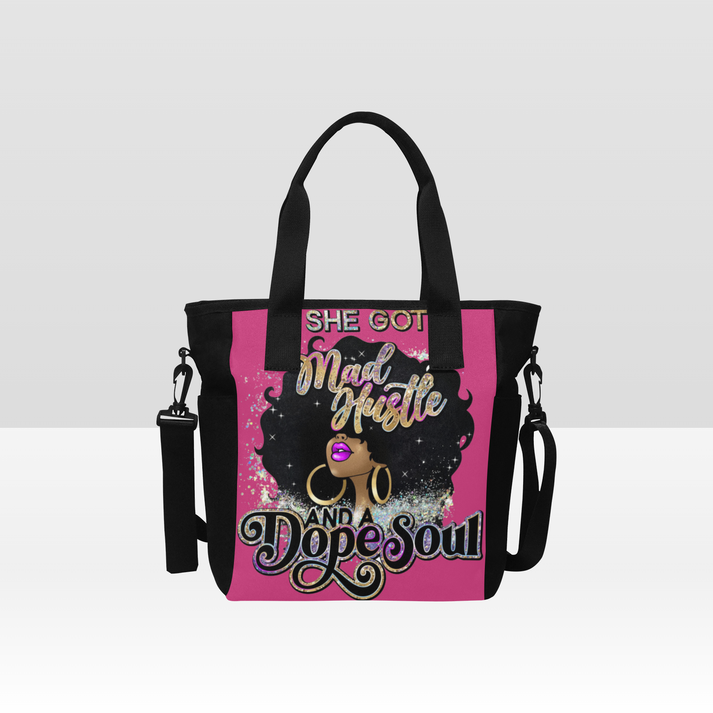 Mad Hustle Soul Tote Bag with Shoulder Strap