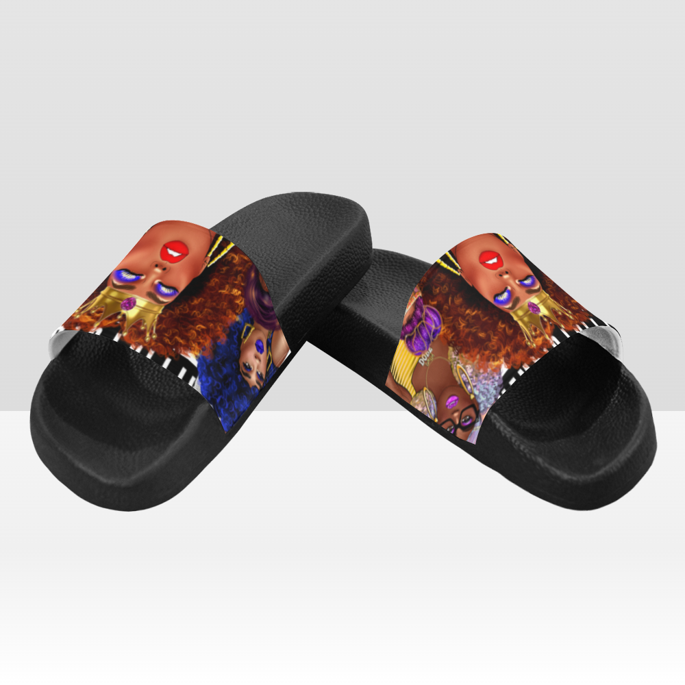 Melanin Advisory Slide Sandals