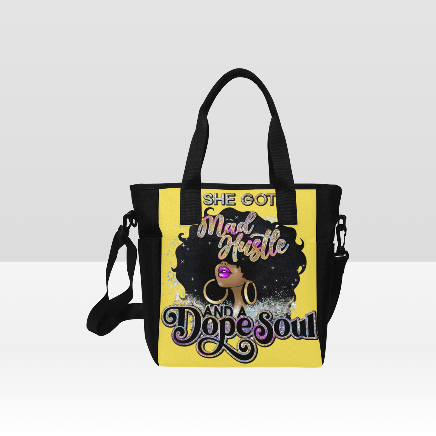 Mad Hustle Soul Tote Bag with Shoulder Strap