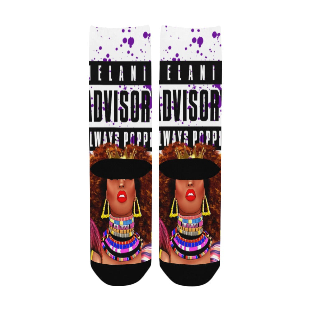 Melanin Advisory Always Poppin Women Socks