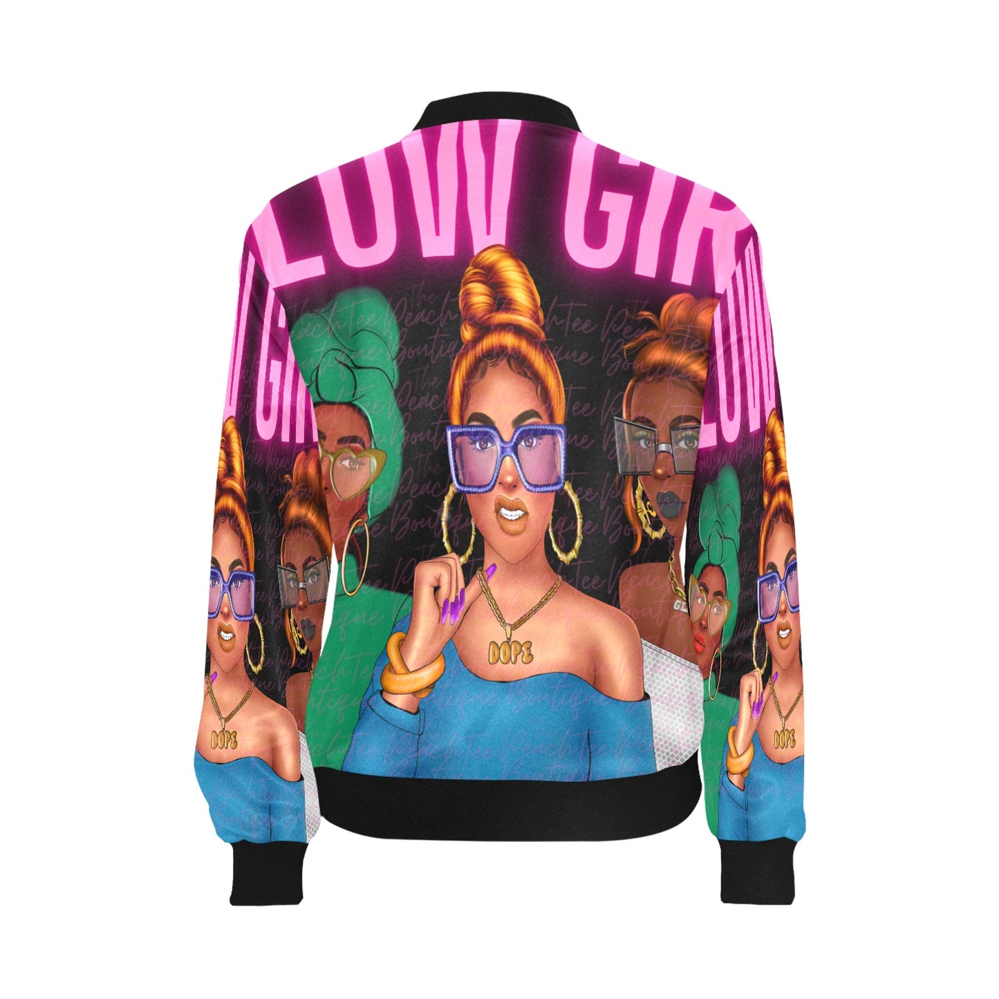 Glow Girl Bomber Jacket